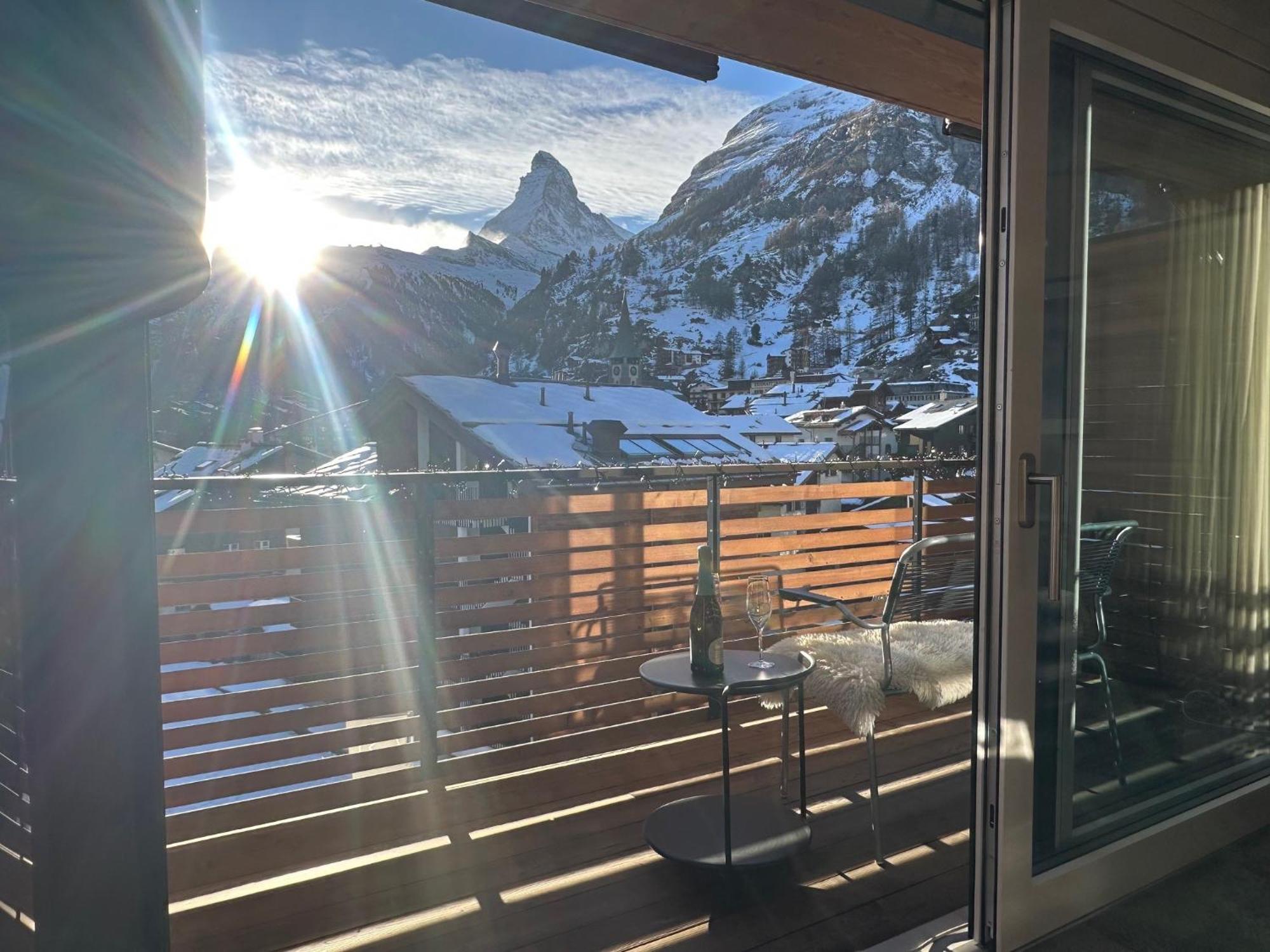 Apartamento Ascot Penthouse 160 M2 Matterhorn View Zermatt Exterior foto